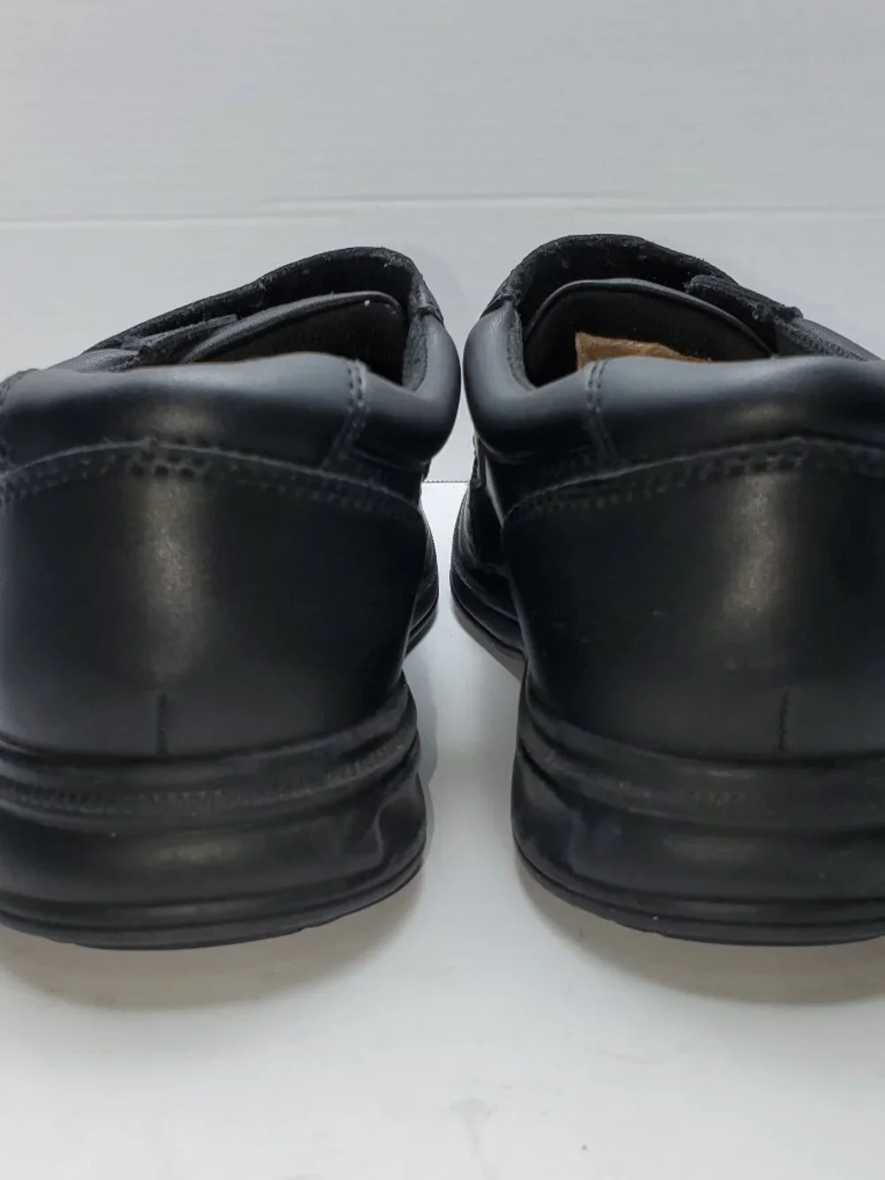 Earth Spirit Men's Layton Black Leather Shoes, Size 10W